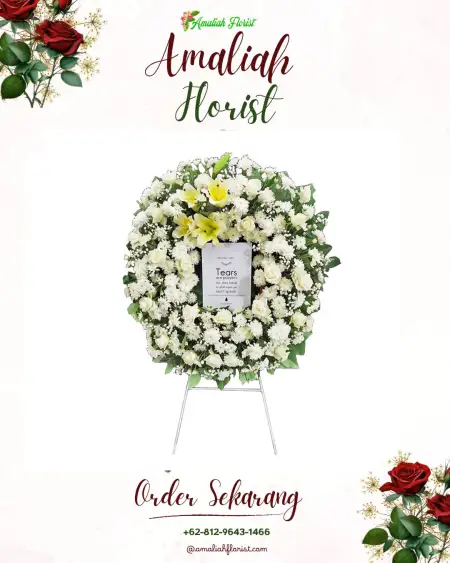 Krans Bunga Duka Turan Amis